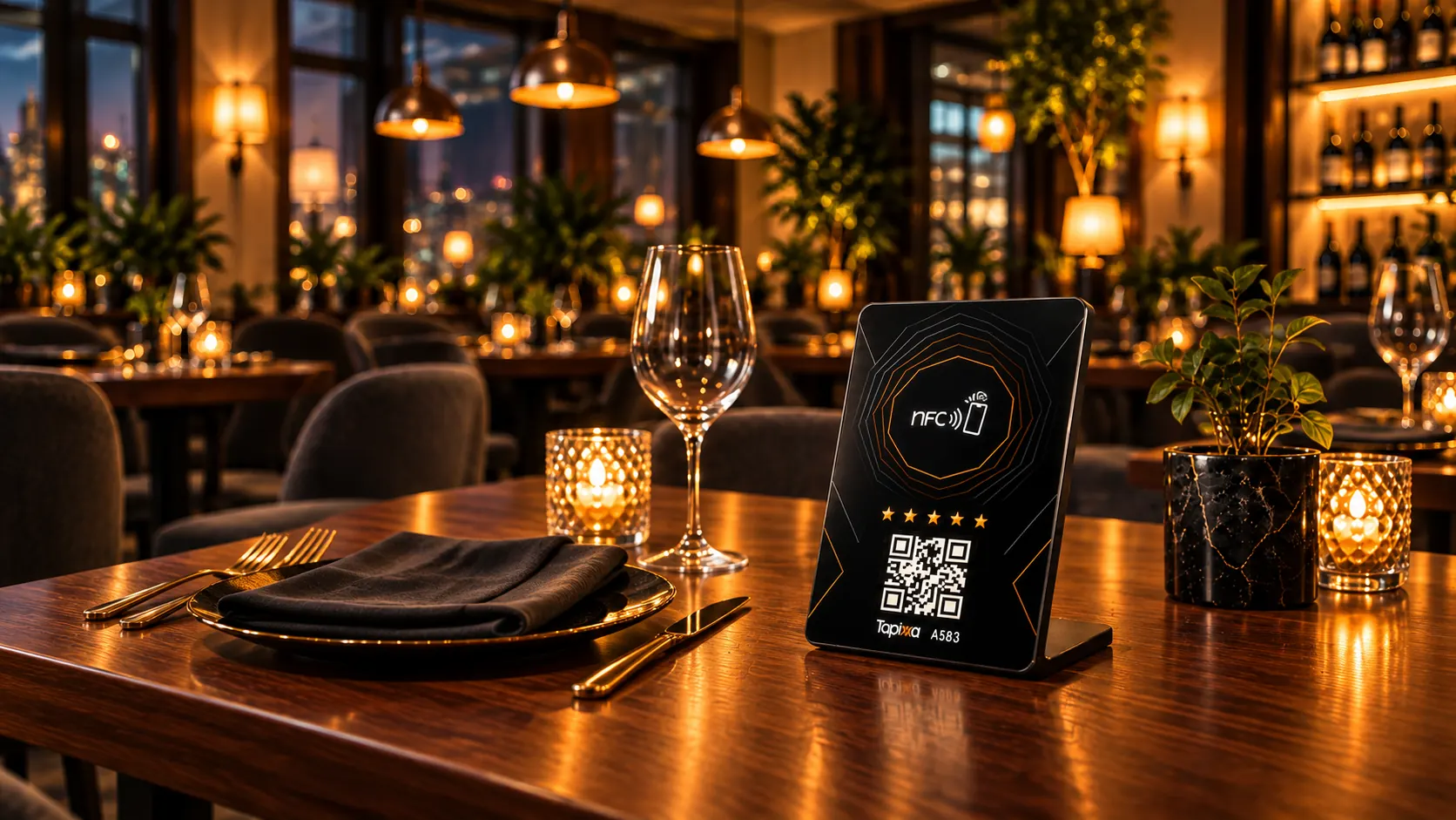 Placa Tapixxo en restaurantes